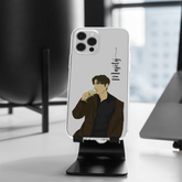 Aesthetic Boys Name Signature Transparent Case 1